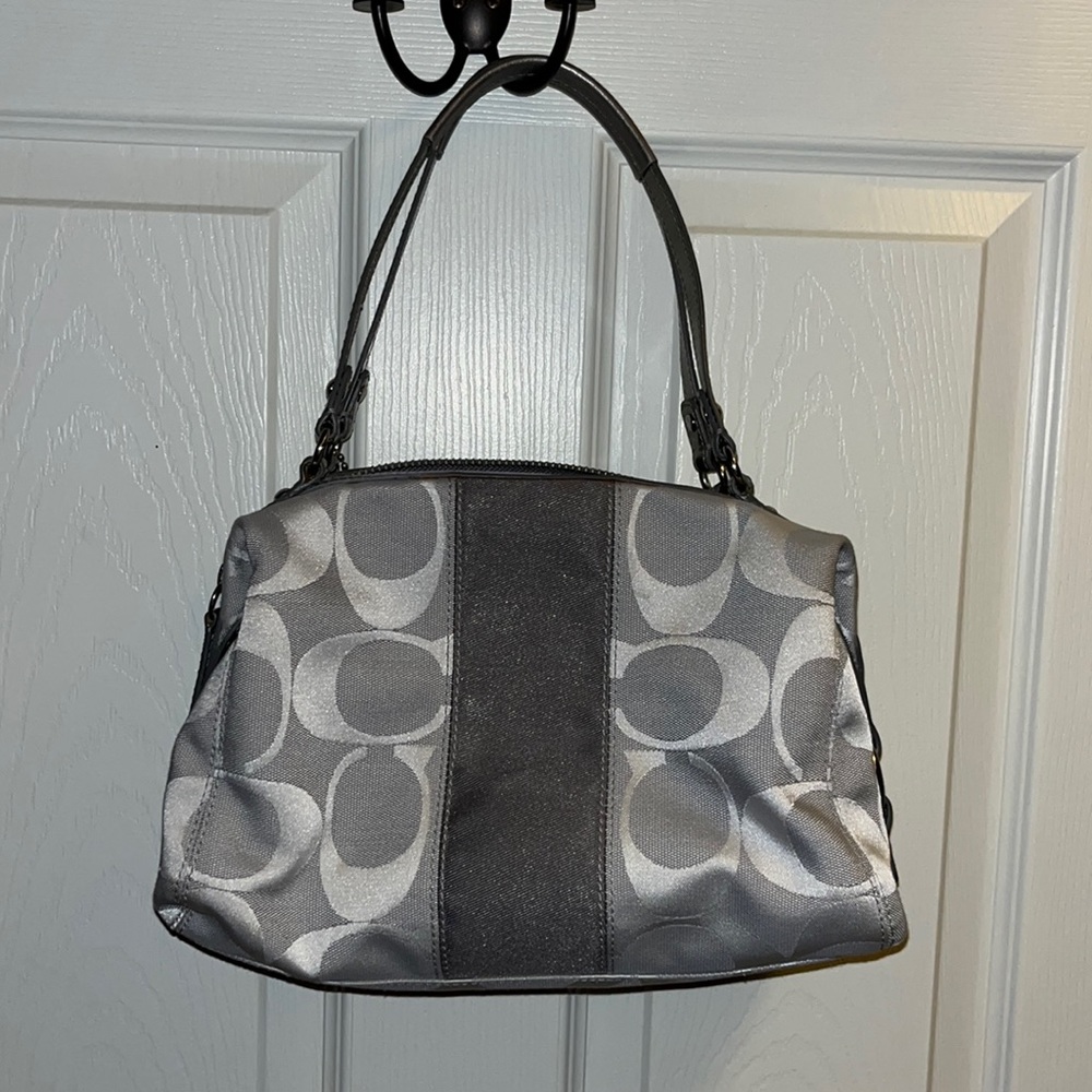 COACH purse silver
